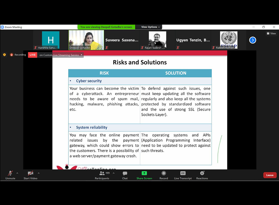 UNESCAP Wesellonline online training photo gallery